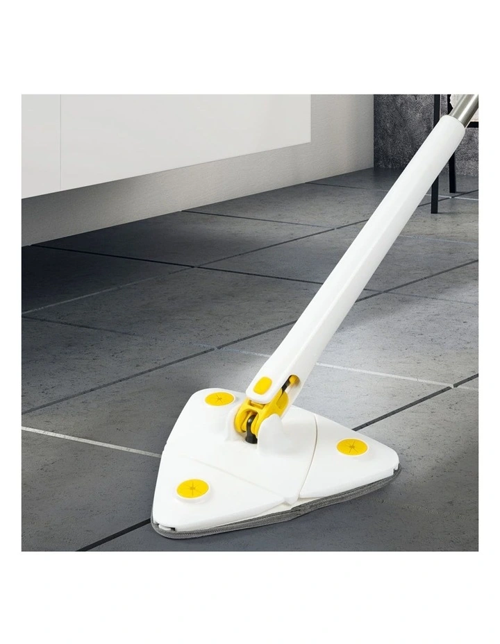 Rotatable Cleaning Mop and 5 Pads in White image 7