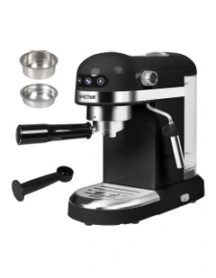Espresso Coffee Machine in Black