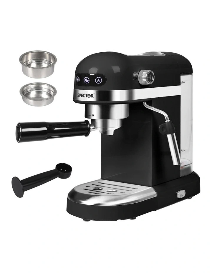 Espresso Coffee Machine in Black image 1