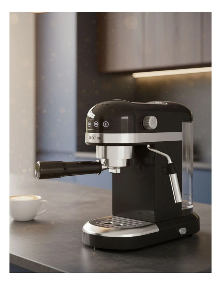 Espresso Coffee Machine in Black image 2