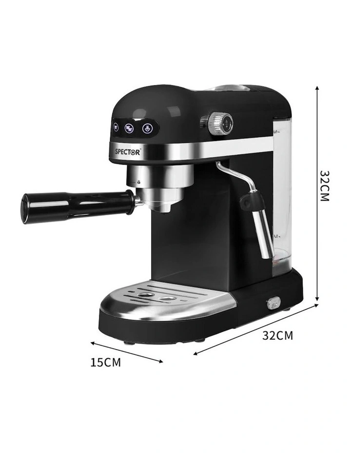 Espresso Coffee Machine in Black image 5