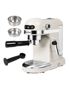 Espresso Coffee Machine in Milk White