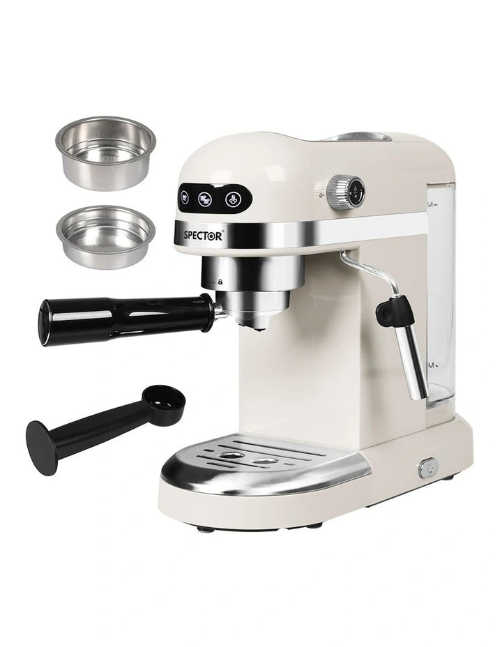 Espresso Coffee Machine in Milk White image 1
