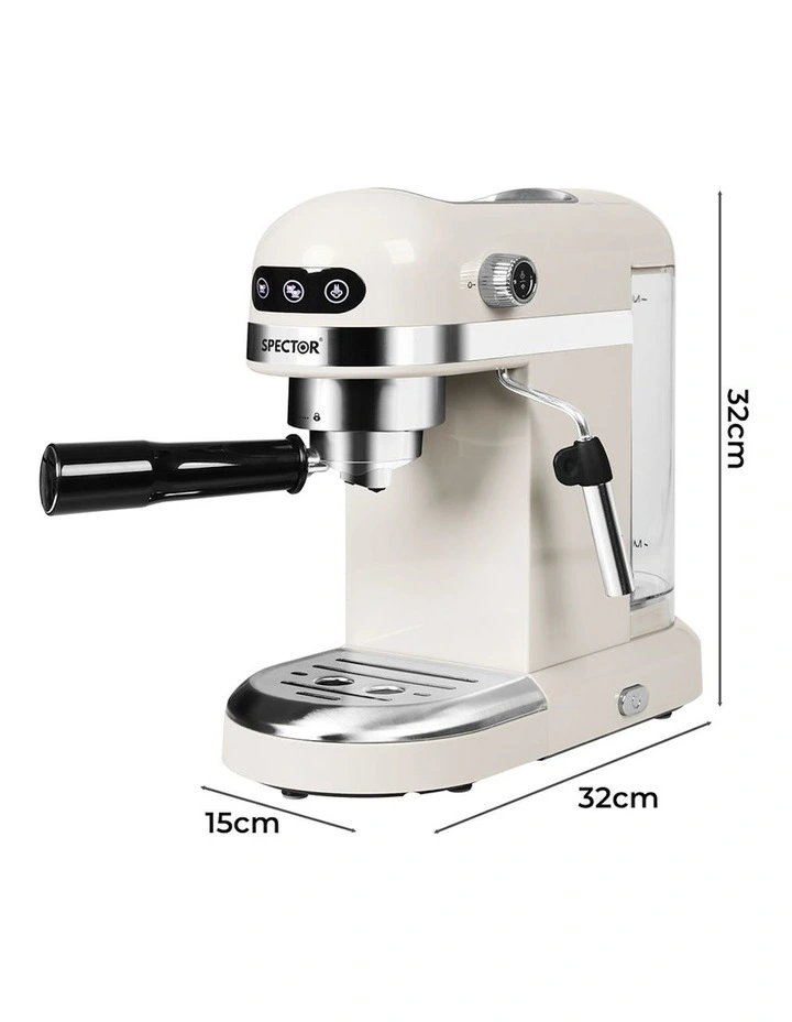 Espresso Coffee Machine in Milk White image 7
