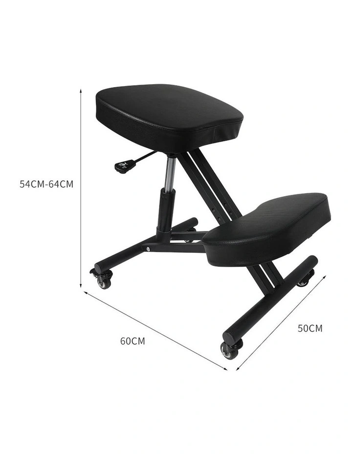 Kneeling Ergonomic Chair in Black image 3