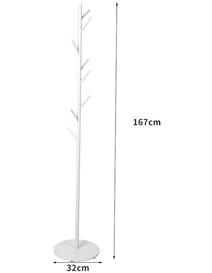 Coat Rack in White image 3