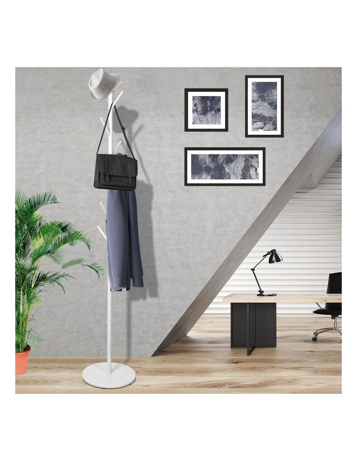 Coat Rack in White image 7