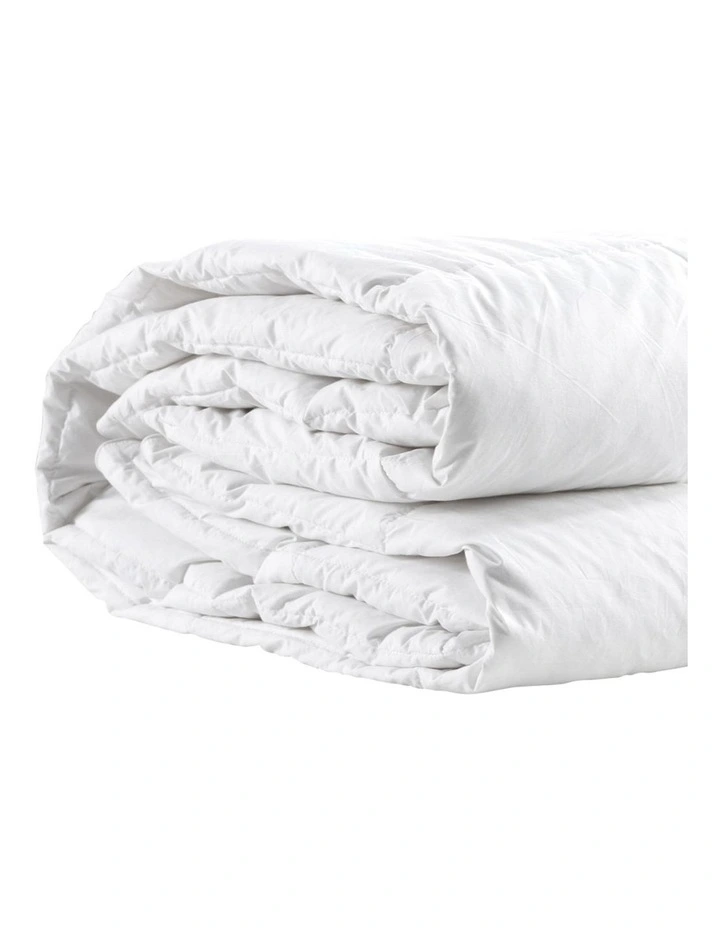 500GSM All Season Goose Down Feather Filling Duvet in King Size in White image 5