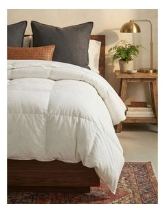 700gsm Goose Down Feather Duvet Double Size in White