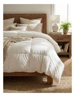 200GSM All Season Quilt Queen Size in White