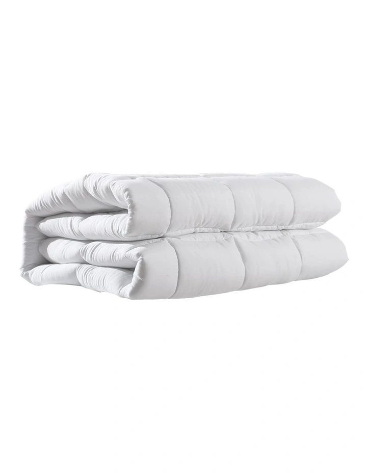 200GSM All Season Quilt Queen Size in White image 6