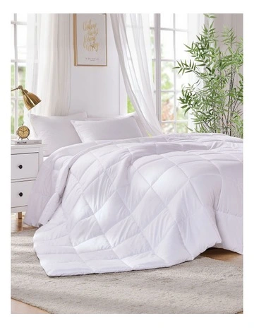 200GSM All Season Bamboo Winter Summer Quilt Duvet Doona Soft Super King in White
