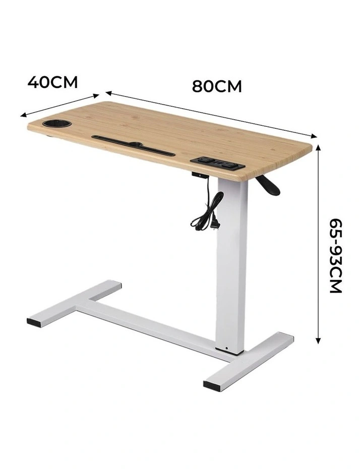 Standing Desk in Oak/White image 3