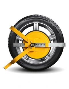 Heavy Duty Wheel Lock Clamp 13''-15'' in Yellow
