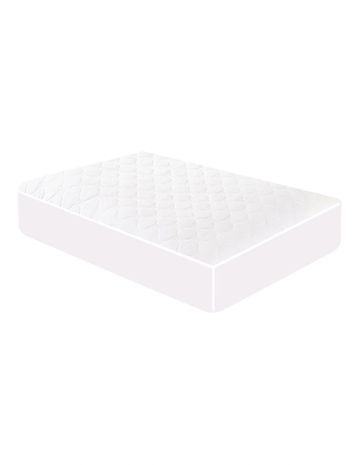 Queen Fitted Waterproof Bed Mattress Protector Covers in White image 2