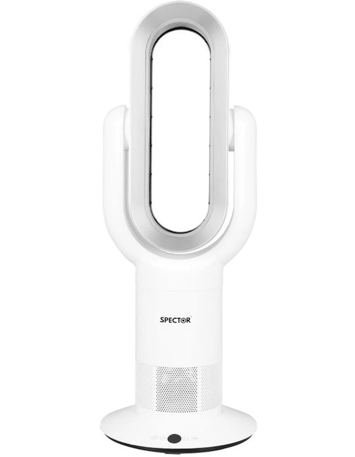 Bladeless Fan Electric Cooler 2 in 1 Air Cool in White image 2