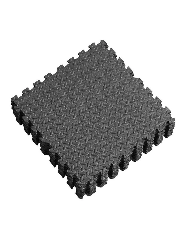 EVA Foam Mat 12 Piece in Black image 1