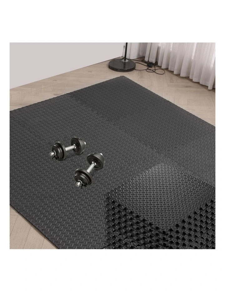 EVA Foam Mat 12 Piece in Black image 7