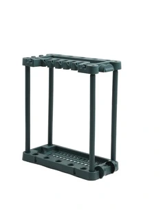 Garden Farm Shed Garage Tools Storage Rack Handles Organizer Holder in Green