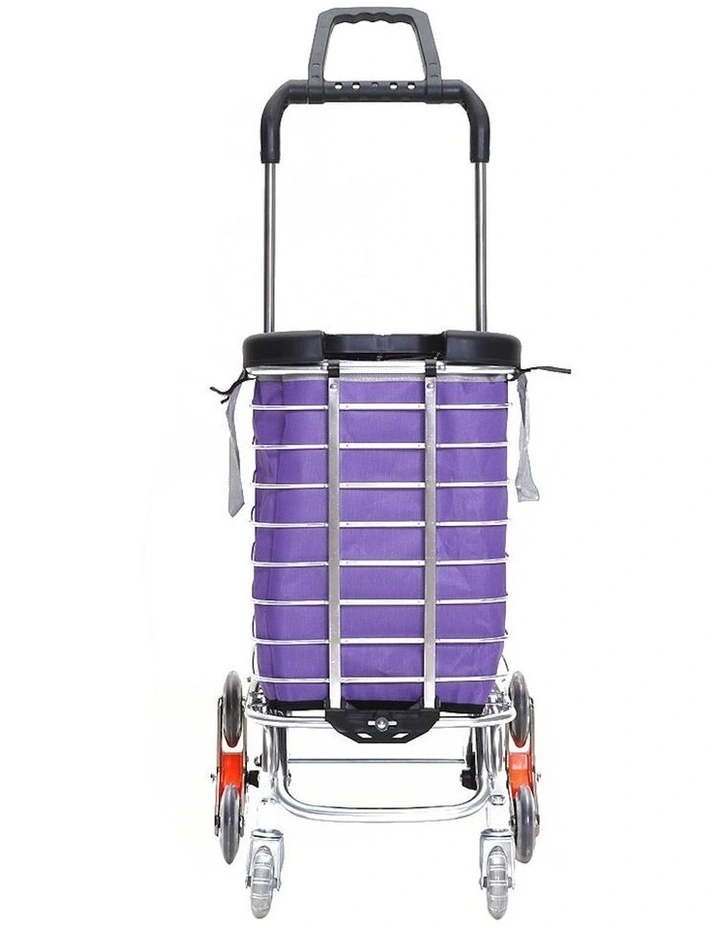 Foldable Shopping Cart in Purple image 2