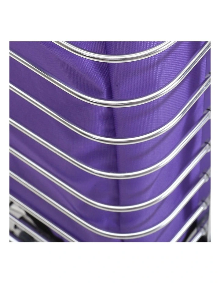Foldable Shopping Cart in Purple image 5
