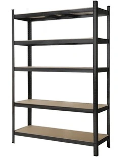 Warehouse Shelving Shelves Steel Pallet Garage Storage1.8X1.2X0.4M in Black