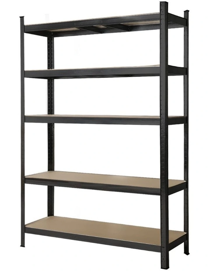 Warehouse Shelving Shelves Steel Pallet Garage Storage1.8X1.2X0.4M in Black image 1