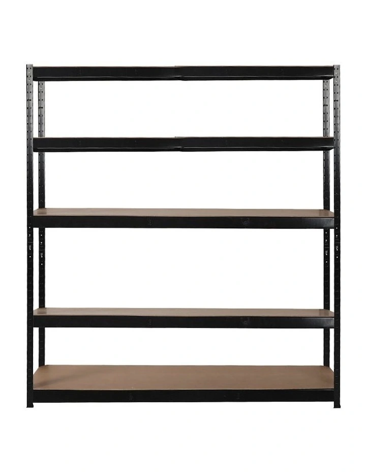 Warehouse Shelving Shelves Steel Pallet Garage Storage1.8X1.2X0.4M in Black image 2
