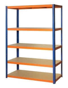 Warehouse Shelving Rack Pallet Racking Storage Steel 1.8X1.2X0.4M in Blue And Orange