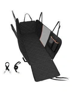 Pet Car Back Seat Cover in Black