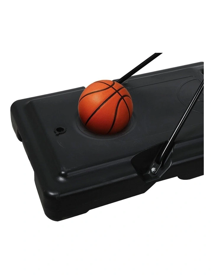 Basketball Hoop Stand Portable 3.05M Height Adjustable Net Ring Backboard in Black image 4