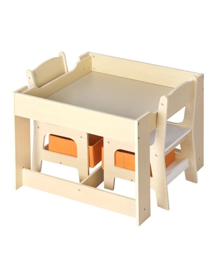 Kids Table and Chairs Set with Storage image 6