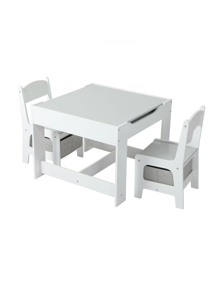 Table and Chairs Set in White image 1