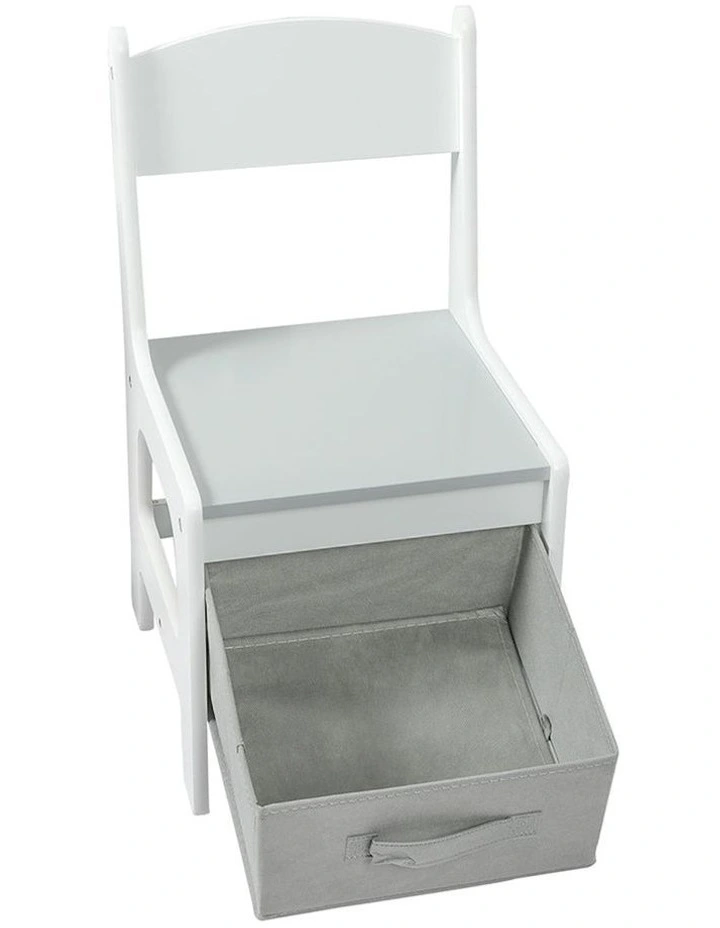 Table and Chairs Set in White image 5