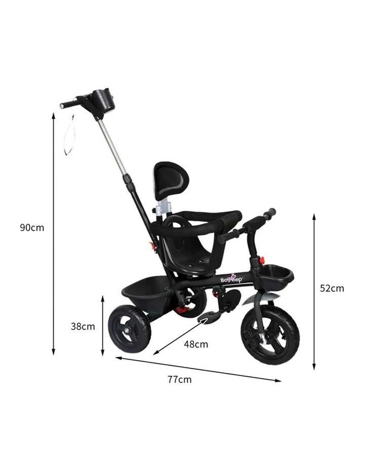 Baby Walker Tricycle Ride On in Black image 3