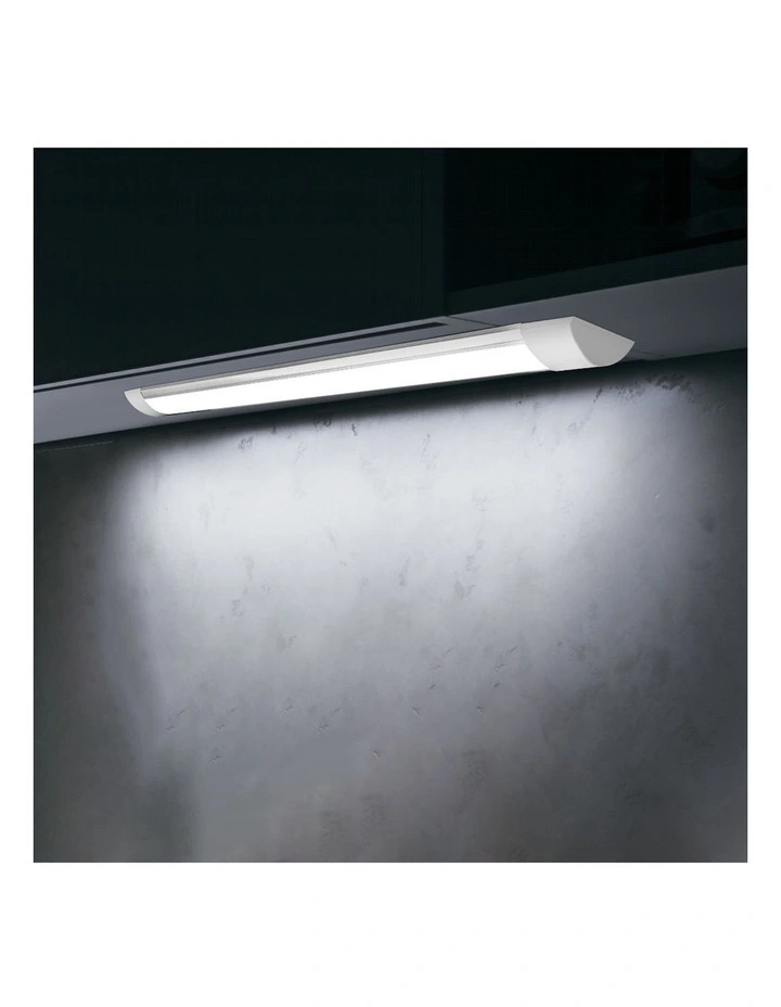 LED Slim Ceiling Batten Light 120cm 10 Pieces in White image 7