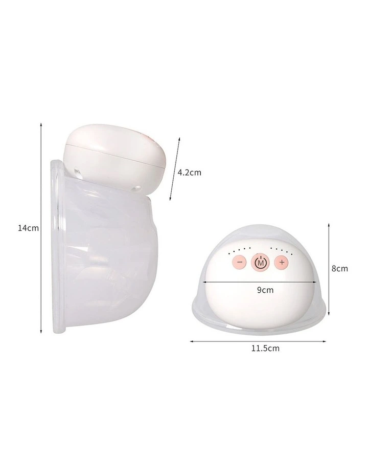 Portable Electric Breast Pump in White image 3