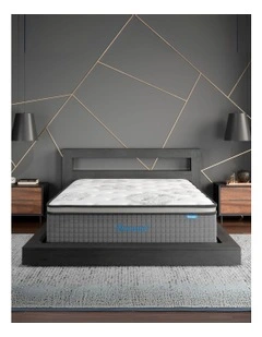 Medium Firm Double Size Spring Mattress in White