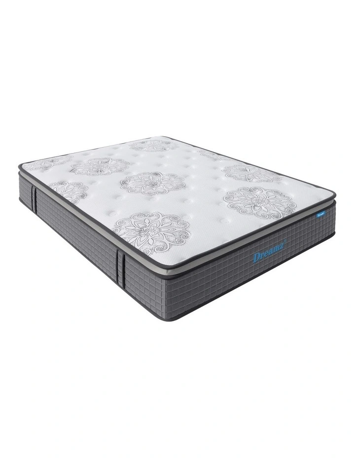 Medium Firm Super King Spring Mattress in White image 2