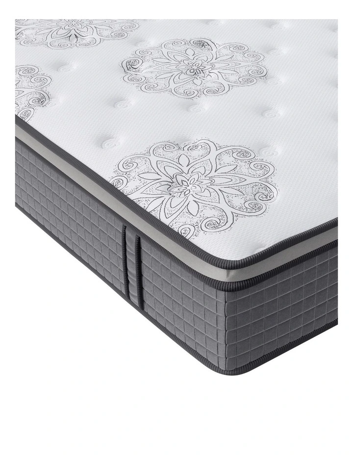 Medium Firm Super King Spring Mattress in White image 5