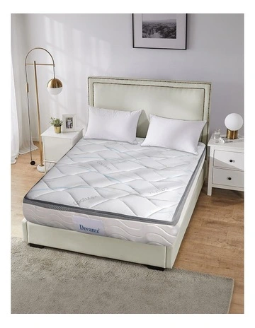 Medium Firm Queen Size 25cm Spring Mattress in White