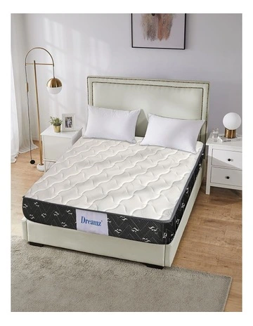 Single Spring Mattress Medium Soft 16cm in White