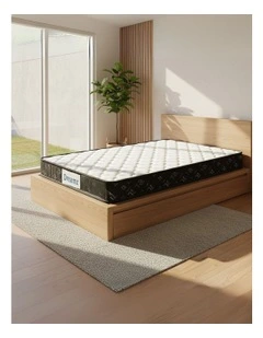 Single Spring Mattress Medium Soft 16cm in White