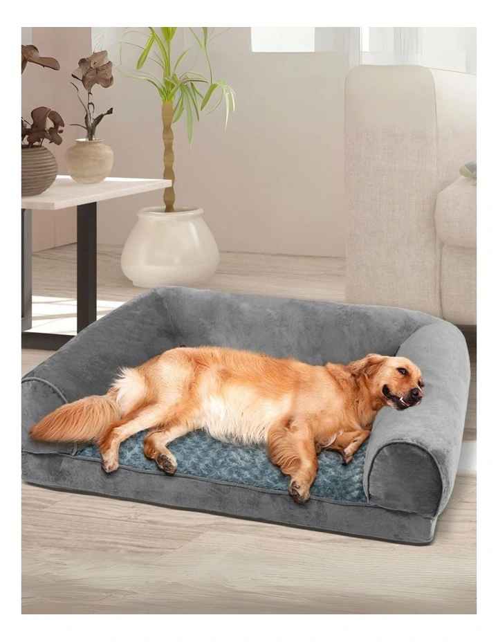 XXL Orthopaedic Sofa Bed in Grey image 2