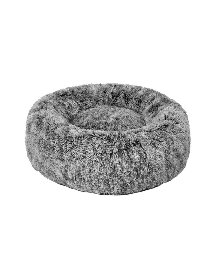 Large Calming Pet Bed in Charcoal image 1