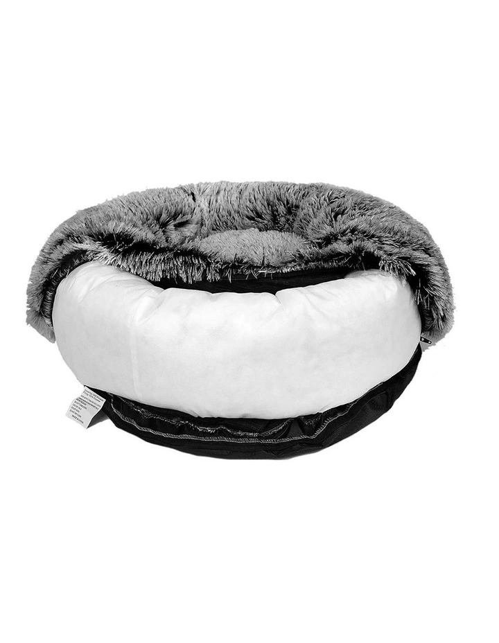 Large Calming Pet Bed in Charcoal image 5
