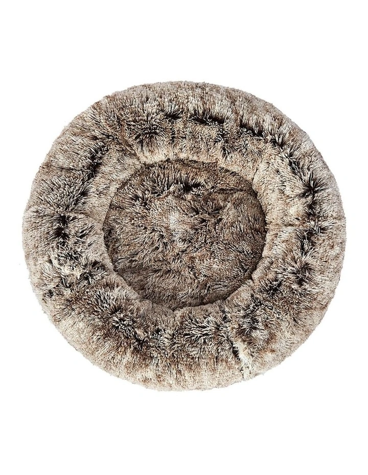 XL Donut Nest Pet Bed in Coffee image 3