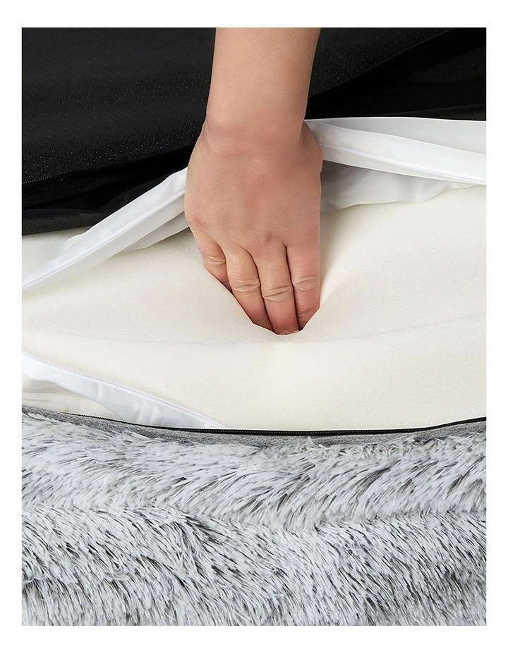 Large Orthopedic Sofa Bed in Light Grey image 6