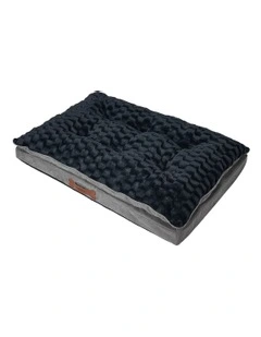Large Memory Foam Calming Bed in Dark Grey