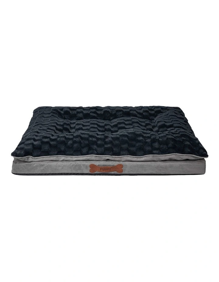 Large Memory Foam Calming Bed in Dark Grey image 4